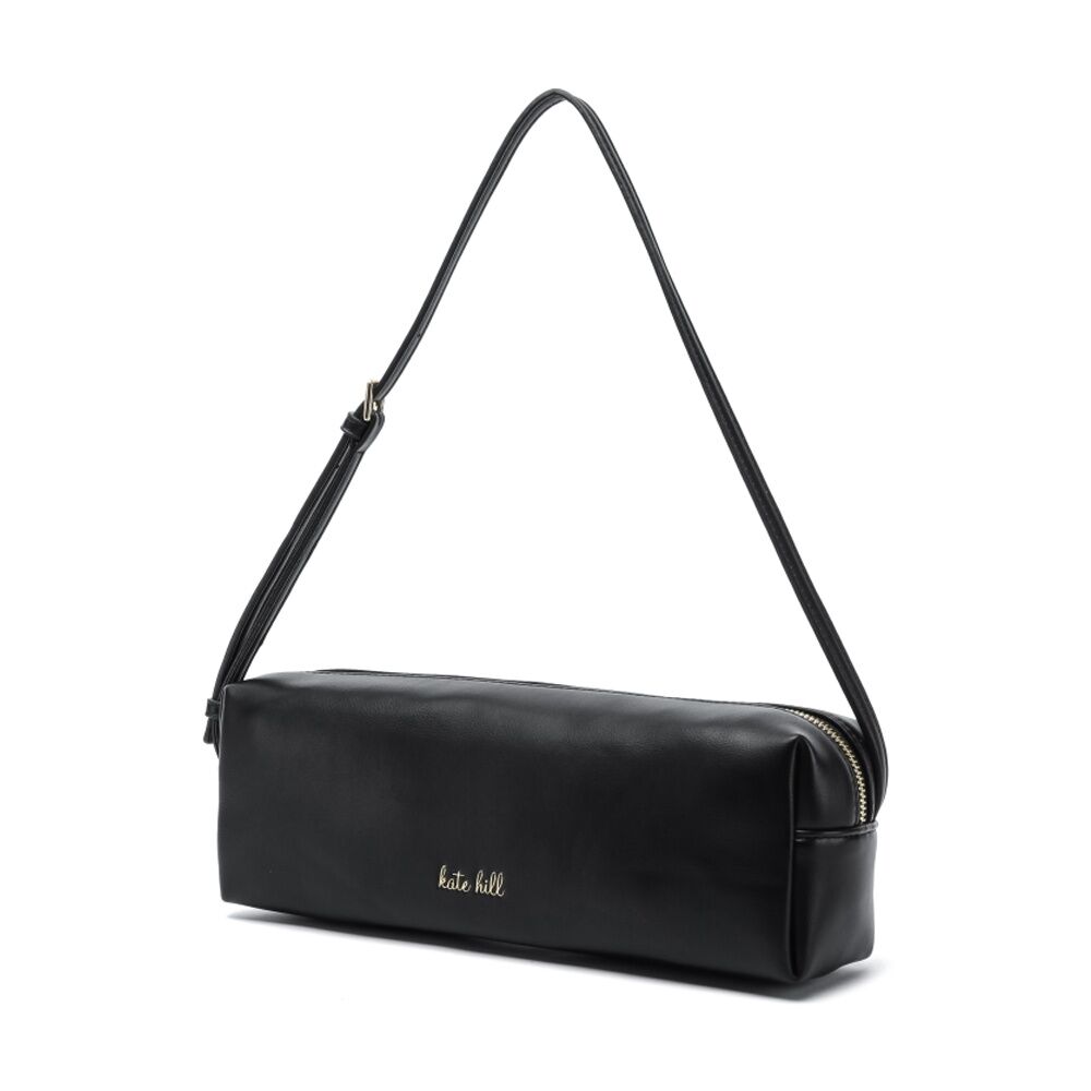 Kate Hill Women's Dani East West Vegan Leather Zip Shoulder Bag