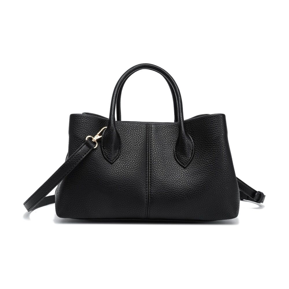 Kate Hill Women's Perri Pebble Vegan Leather Grab Dual Handle Bag