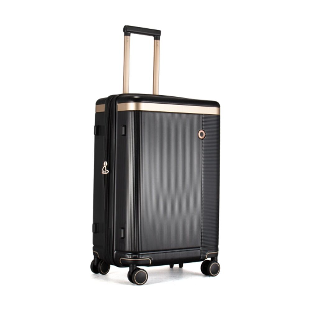 Kate Hill Phoenix Medium Luggage Hard Case TSA Lock Travel Black 78L