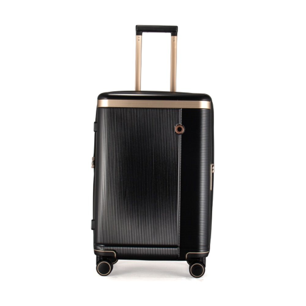 Kate Hill Phoenix Medium Luggage Hard Case TSA Lock Travel Black 78L