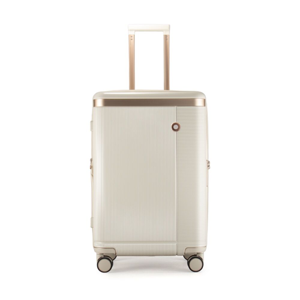 Kate Hill Phoenix Medium Luggage Hard Case TSA Lock Travel White 78L