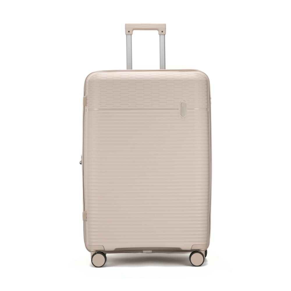 Kate Hill Brooklyn Large Hard Case Luggage TSA Lock Travel Beige 121L