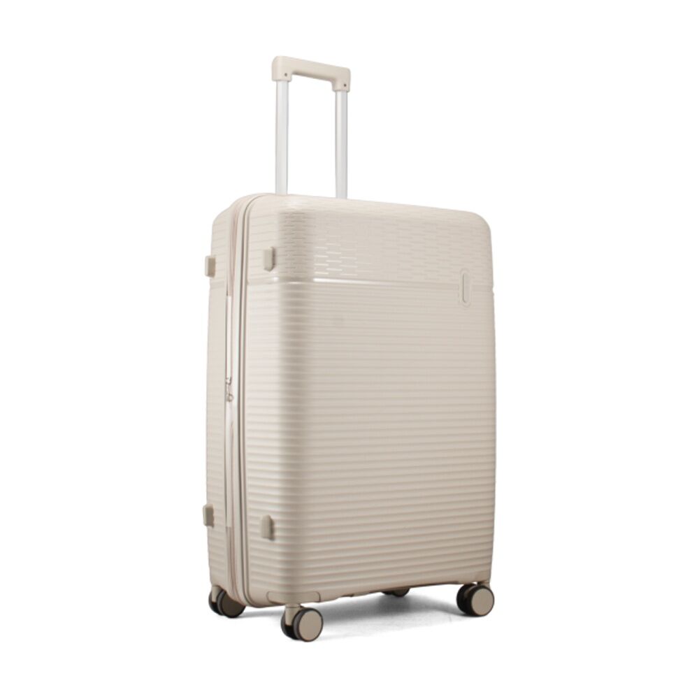 Kate Hill Brooklyn Large Hard Case Luggage TSA Lock Travel Beige 121L