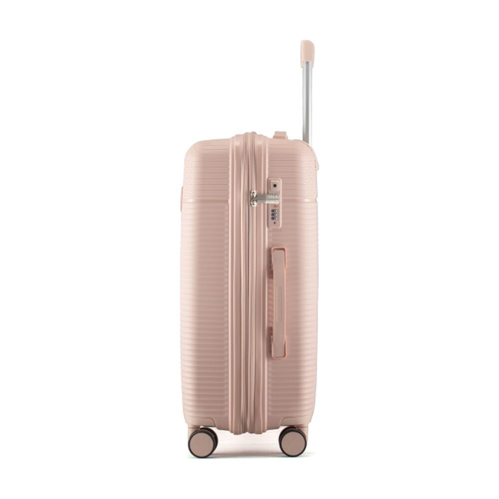 Kate Hill Brooklyn Medium Hard Case Luggage TSA Lock Travel Pink 74L