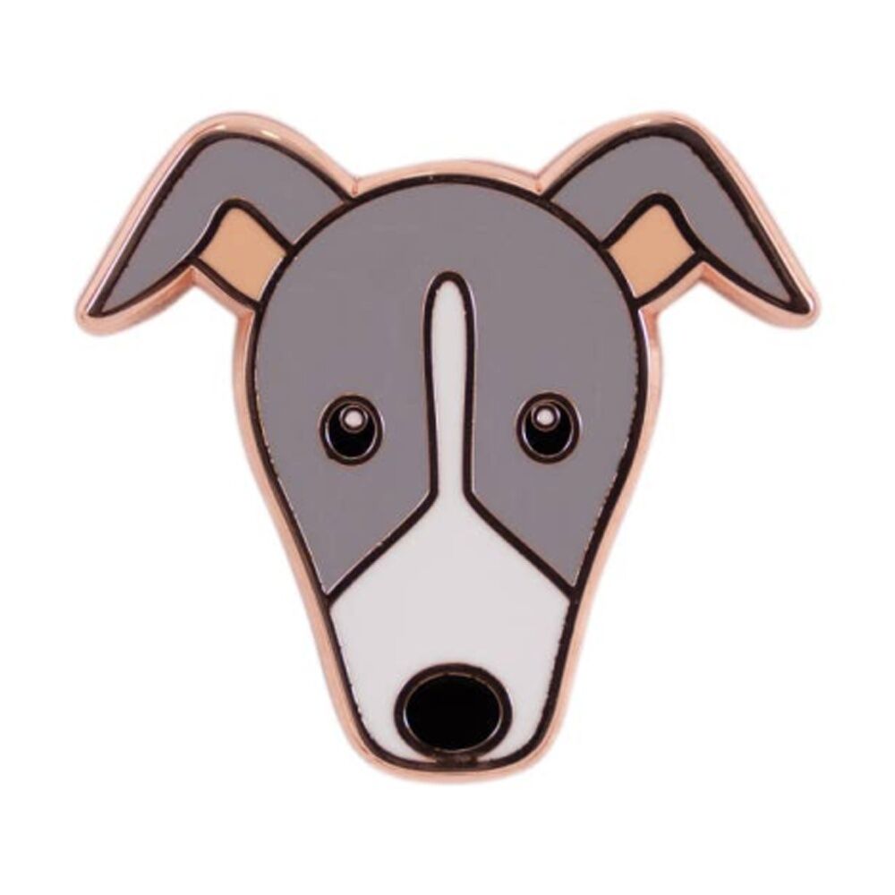 4PK Splosh Greyhound Keepsake Pin Enamel 3y+ Rose Gold 3x1x2.5cm