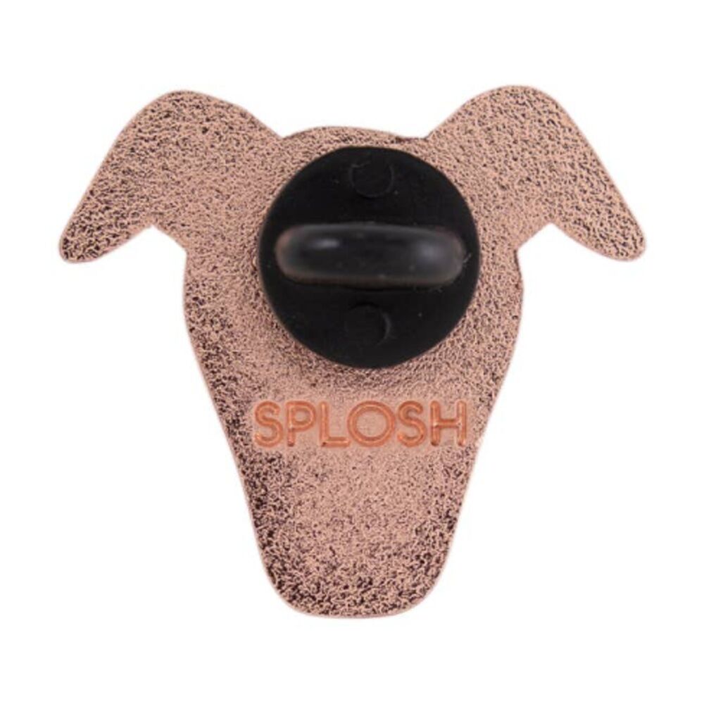 4PK Splosh Greyhound Keepsake Pin Enamel 3y+ Rose Gold 3x1x2.5cm