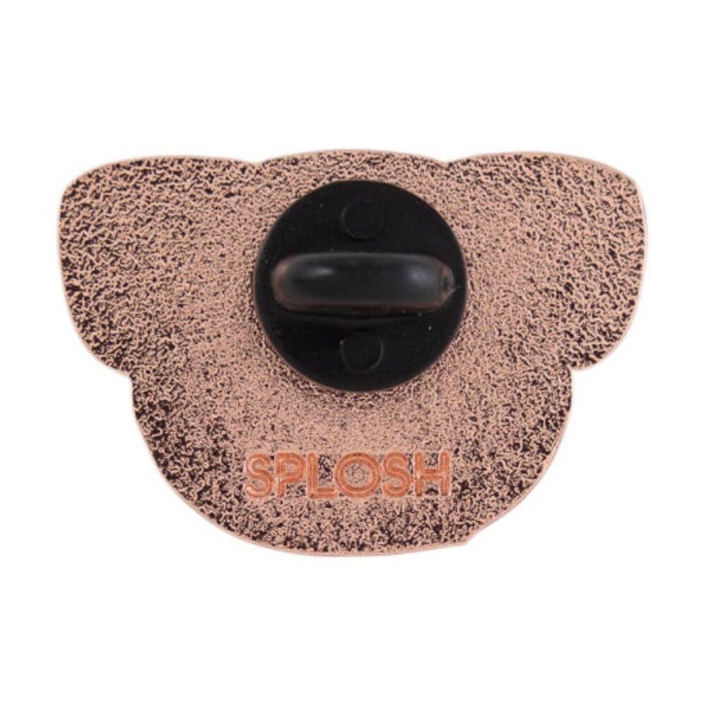 2PK Splosh Pug Keepsake Pin Enamel 3y+ Rose Gold Brown Beige 3x1x2.5cm