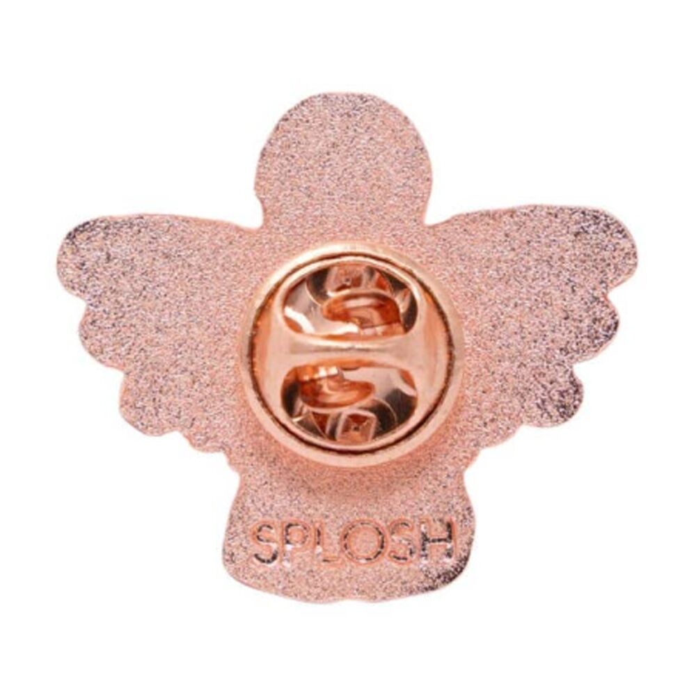 4PK Splosh Angel Of Guidance Keepsake Pin Enamel 3y+ Rose Gold 3x3x0.5cm