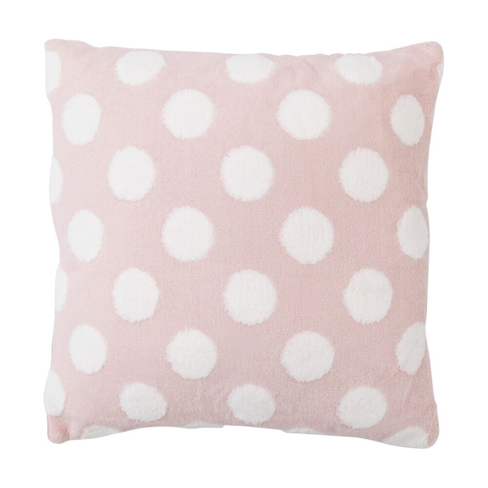 2PK LVD Spottie Pink Spots/Dots Decorative Home/Living Decor Cushion 43x43cm