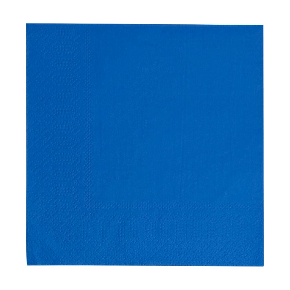 24x 50pc Partyware Lunch Naxins Set 2 Ply 330x330mm Tableware Blue