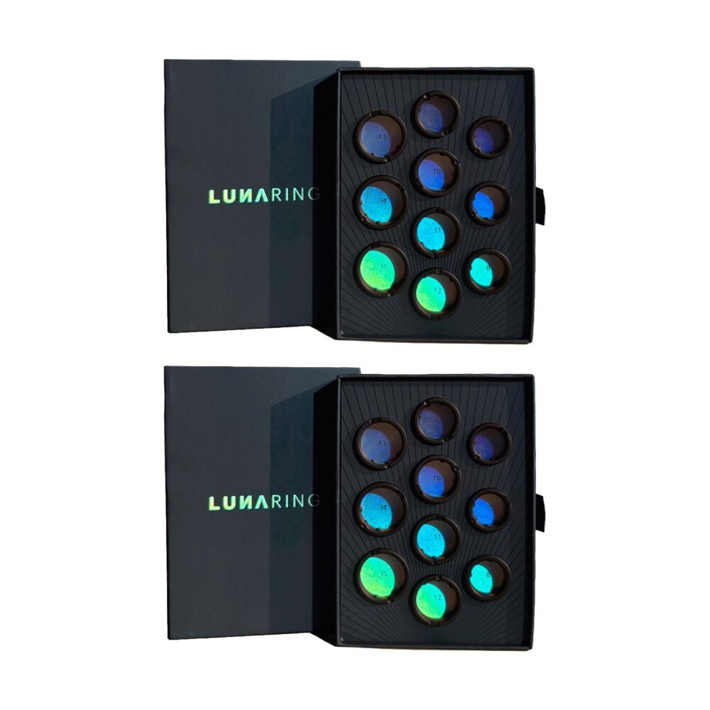 2PK Luna Smart Ring Gen 2 Sizing Kit Accurate Fit One Size For All