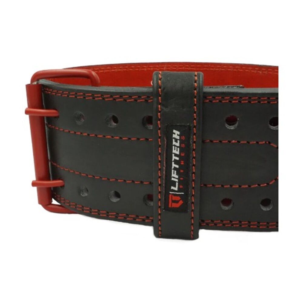 Lift-Tech Elite Leather Heavy Weight Lifting Belt Black 4in