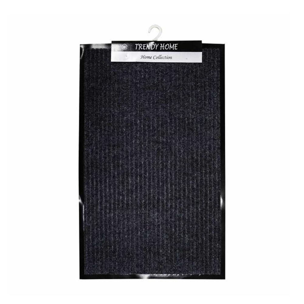 3PK Braz Outdoor Indoor Rub Back Textured Striped Doormat 38x58cm Assorted