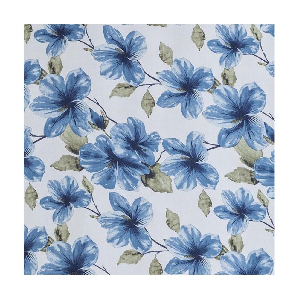 2PK Braz Printed Room Darkening Hanging Curtain Home Decor 140x223cm Blue Foral