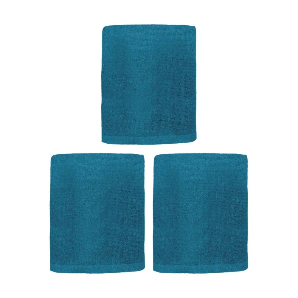 3PK Capri Non Slip Bath Mat Bathroom Floor Accessory Home Decor 45x75cm Teal