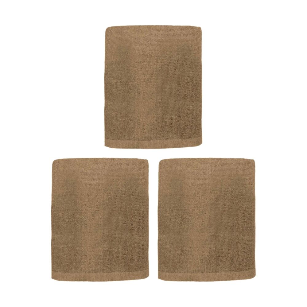 3PK Capri Non Slip Bath Mat Bathroom Floor Accessory Home Decor 45x75cm Sand