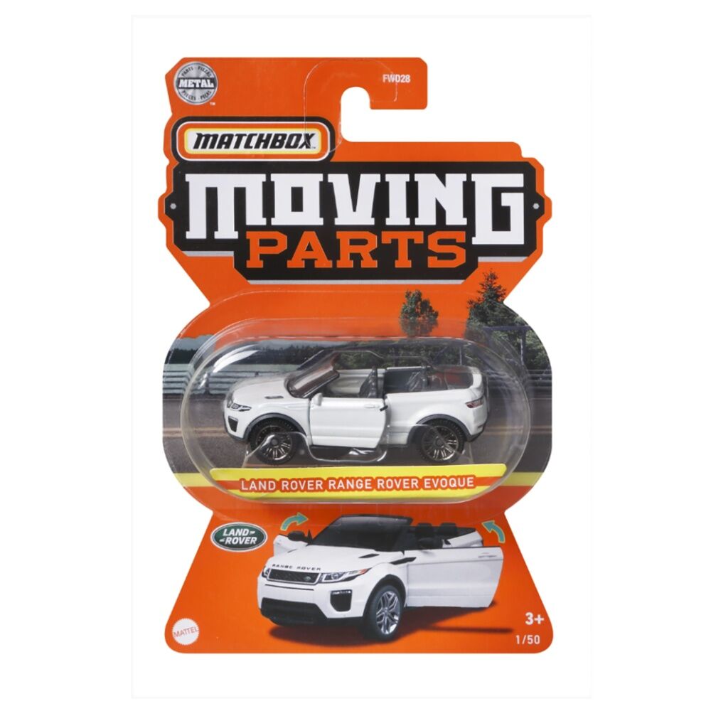 8PK All Brands Toys Matchbox Moving Parts Mini Toy Vehicles Assorted 3y+