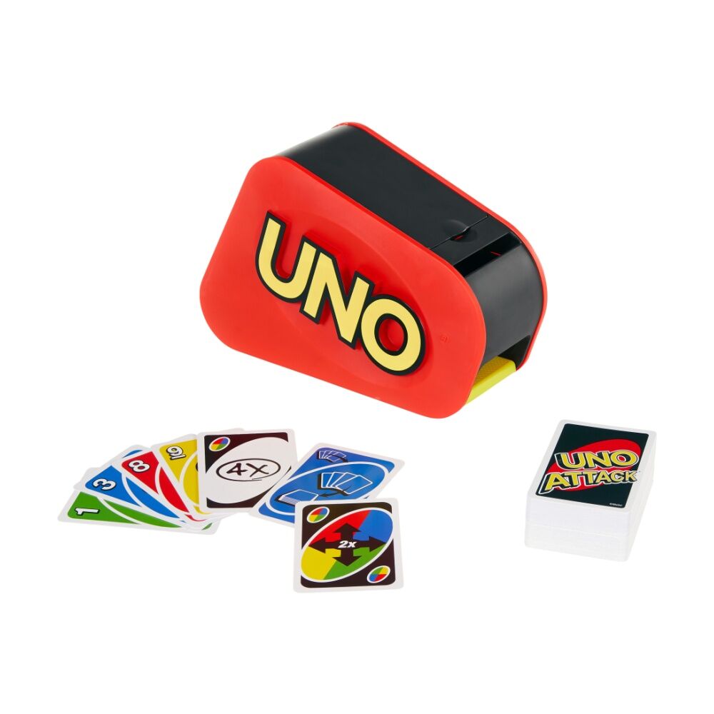 Mattel UNO Attack Kids/Family Flying Card Launcher Game 2-10 Players 7y+