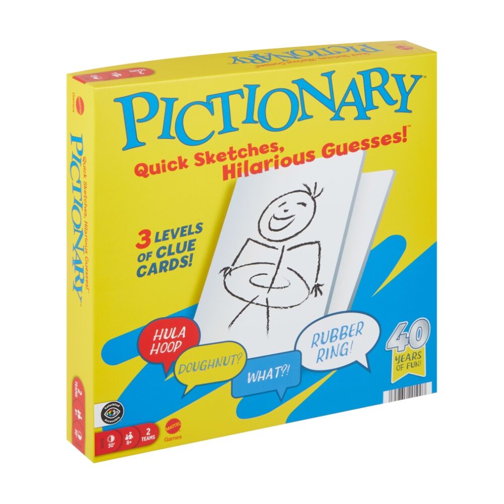 All Brands Toys Pictionary Family/Kids Quick Sketches Classic Board Game 8y+