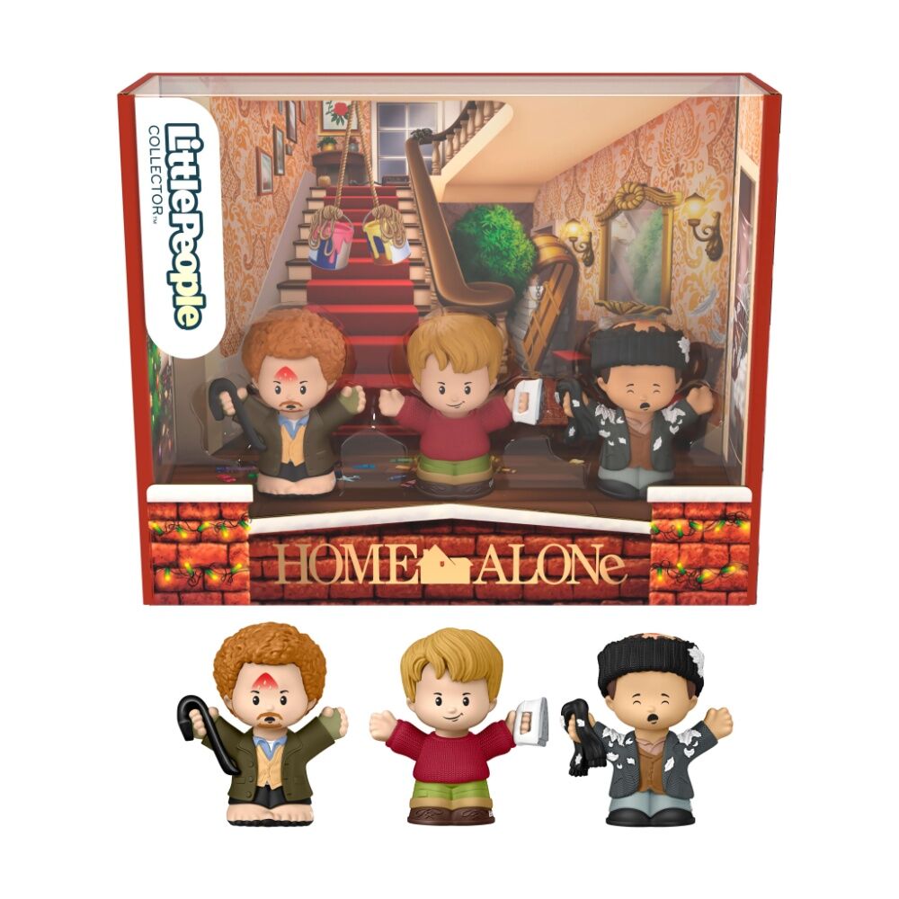 3pc All Brands Toys Little People Collector Home Alone Movie Figure Set 8y+