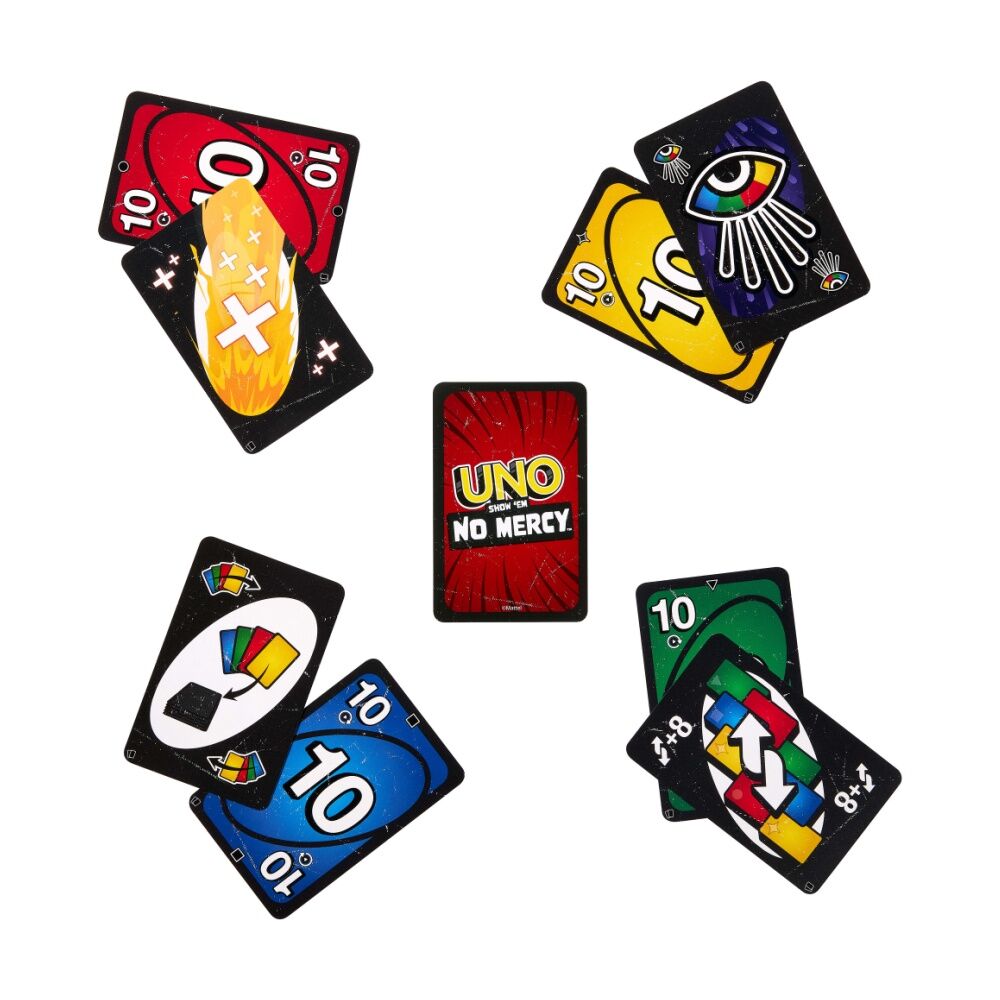 UNO Show 'em No Mercy Expansion Pack Card Game Extension Set 7y+