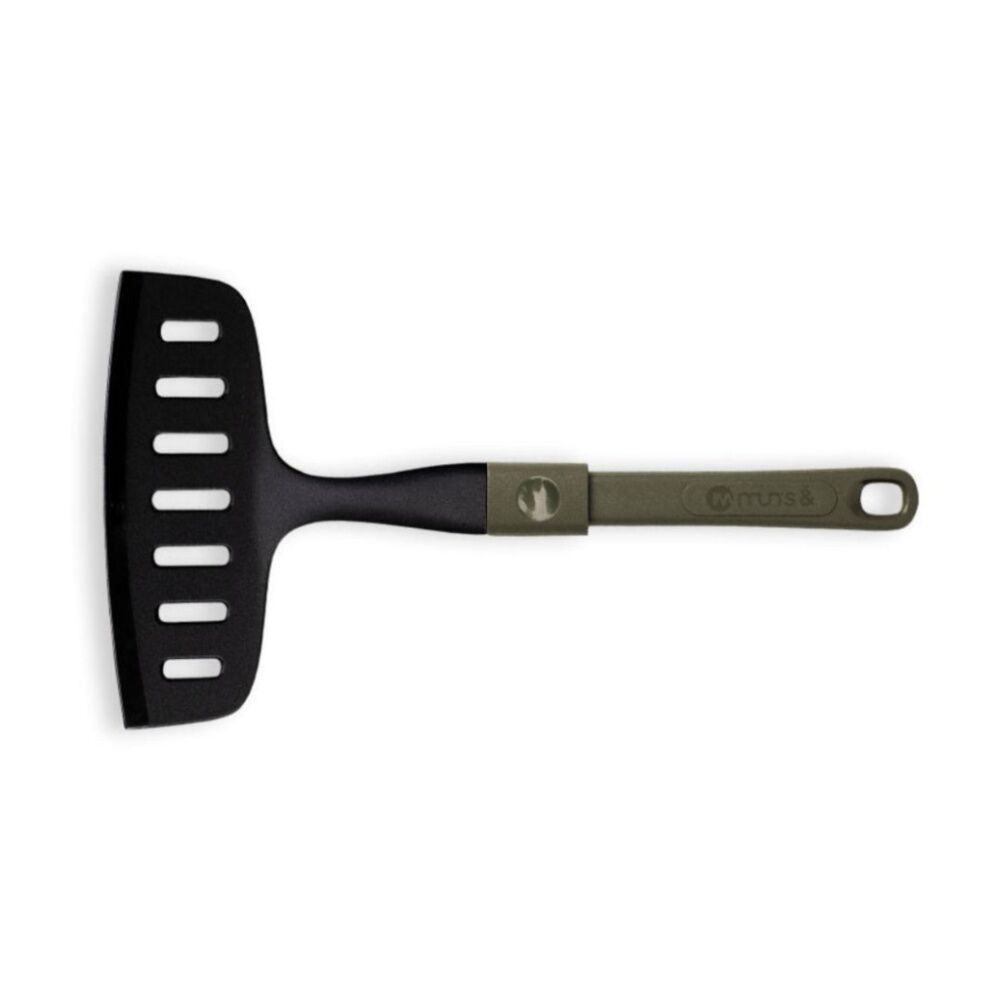 2PK Mun's Foldable Heat Resistant Silicone Spatula Outdoor Camping Utensil