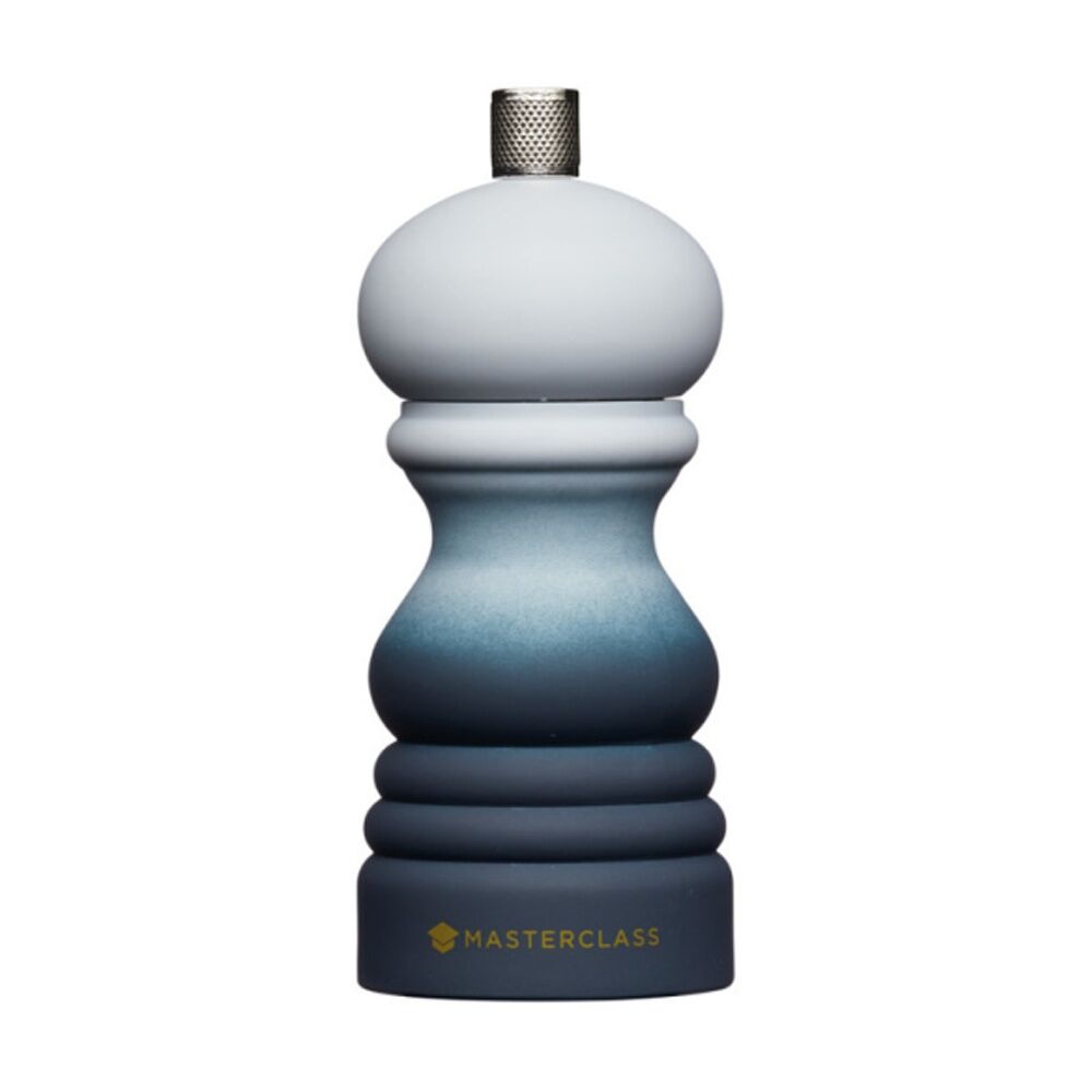 2PK MasterClass Refillable Grey Ombre Plastic Salt & Pepper Mill 5x12.5cm