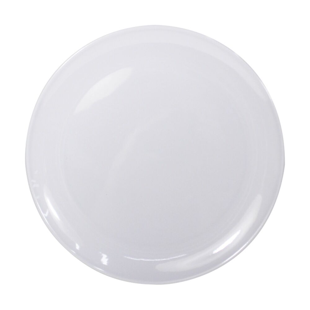 24x Partyware Resuable Melamine Dinner Plate Tableware 250mm White