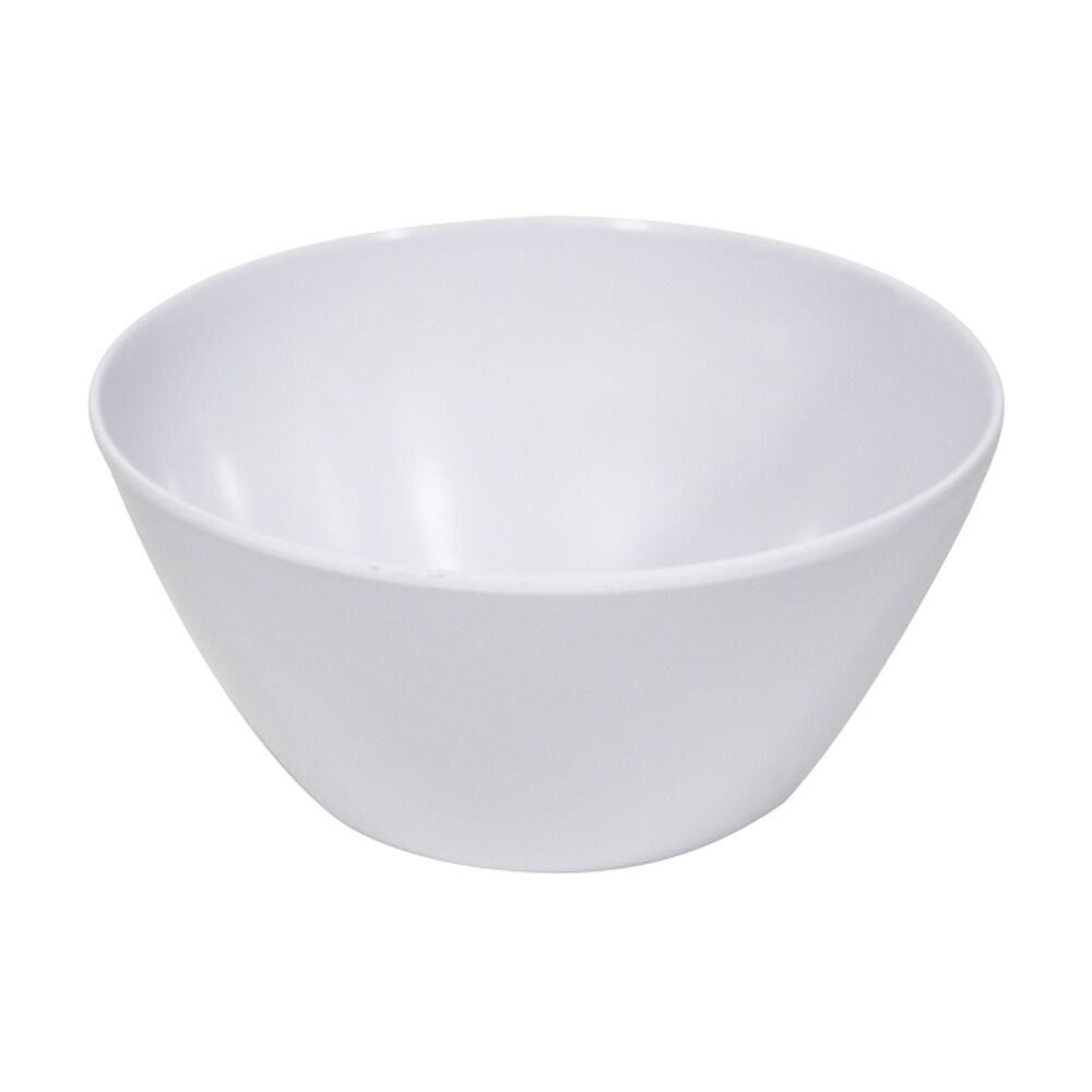 48x Partyware Reusable Melamine Bowl Tableware/Serveware 150mm White