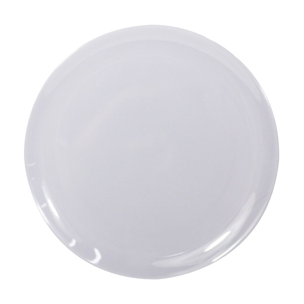 12x Partyware Resuable Melamine Snack Plate Tableware 200mm White