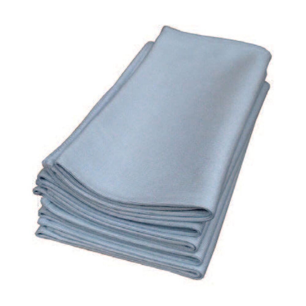 2PK 5pk Cleanstar Microfibre Cloth Glass & Mirror Non Abrasive 40x40cm Grey