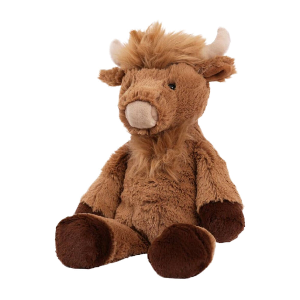 Mary Meyer Marshmallow Animal Hagrid Highland Cow Soft Plush Weighted Cuddle Toy