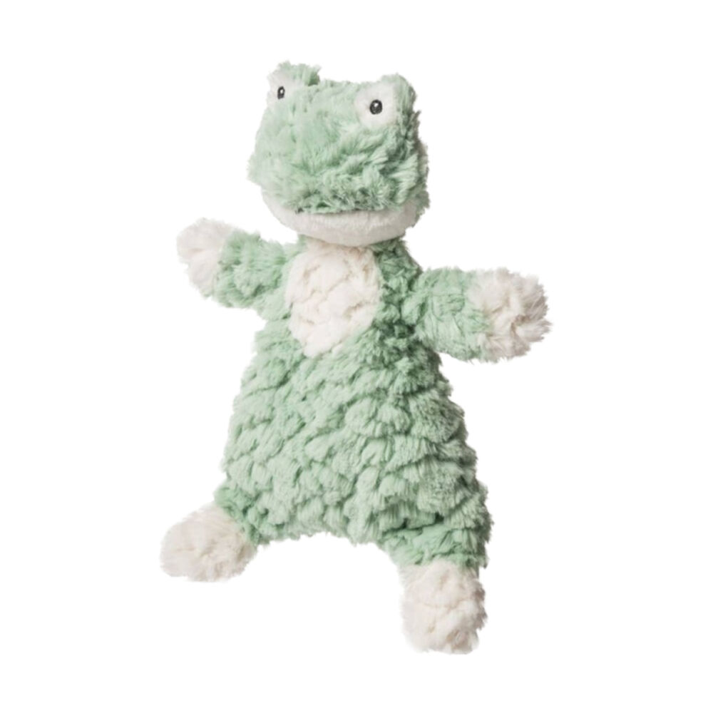 2PK Mary Meyer Nursery Mint Frog Lovey Baby Plush Cuddle Toy Blanket Green 28cm