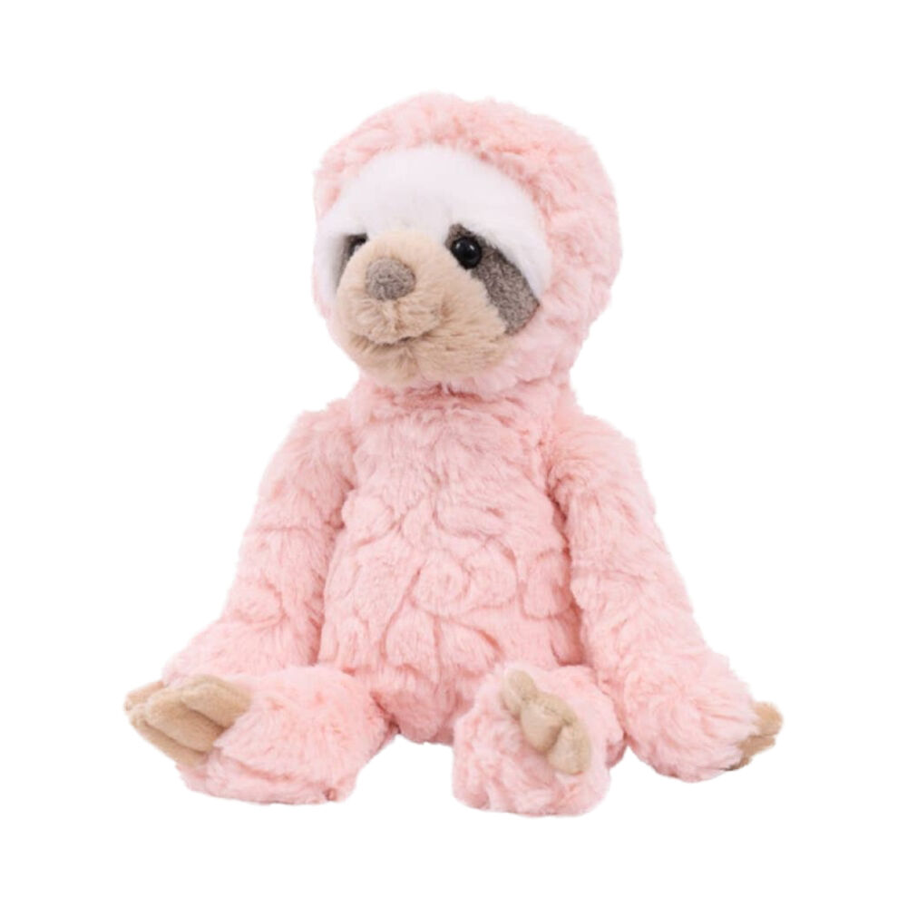 2PK Mary Meyer Blush Sloth Putty Plush Weighted Fabric Beans Animal Toy 28cm