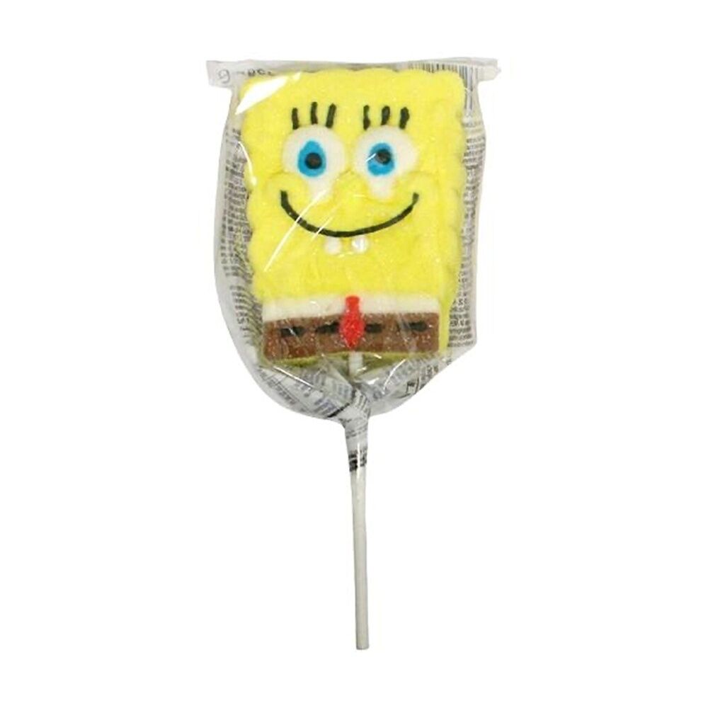 12PK Nickelodeon Marshmallow Pop Spongebob Characters 45g Assorted