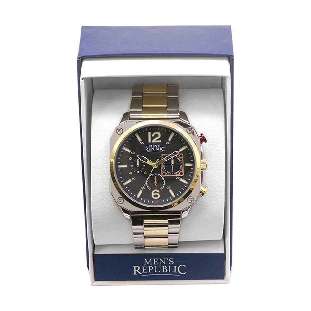 Men's Republic Watch Limited Series Alloy Signature Gold Silver