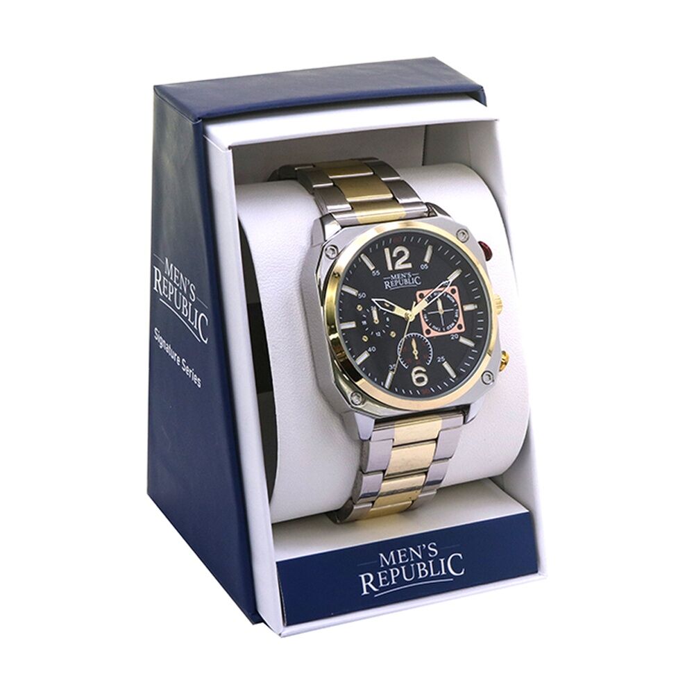 Men's Republic Watch Limited Series Alloy Signature Gold Silver