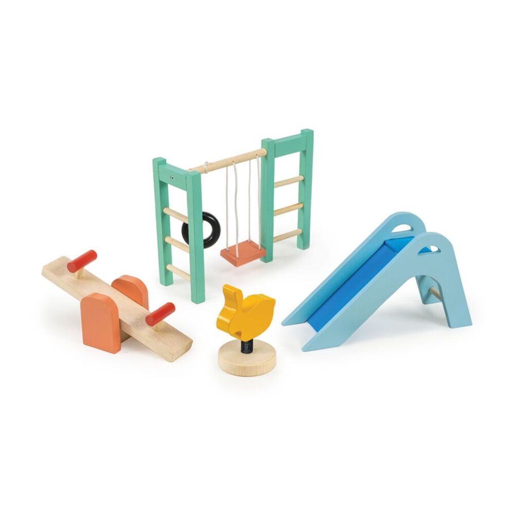 Mentari Playground Set Wooden Toy Kids Outdoor Fun 3 Years+