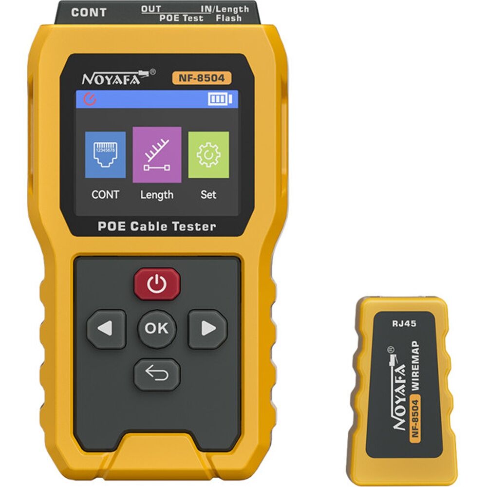Noyafa Network PoE Cable Tester Length Continuity Port Flash Mapping Device