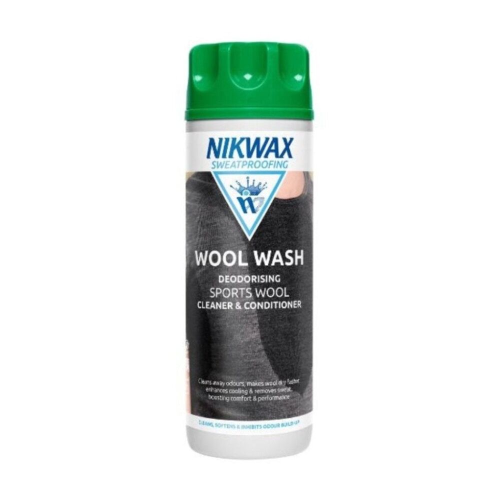 2PK Nikwax Wool Wash Deodorising Cleaner & Conditioner For Woollen Layers 300ml