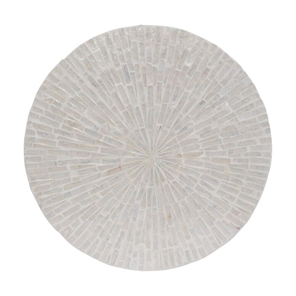 LVD Shell Bursts & Bamboo Home Decorative Mat Coastal Decor 35x35cm