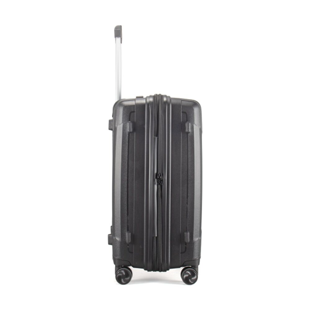 Paklite Charter Medium Luggage TSA Lock Spinner Travel Black 85L