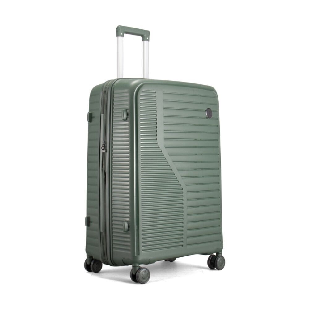 Paklite Contrail Large Luggage TSA Lock Laptop Fit Travel Green 111L