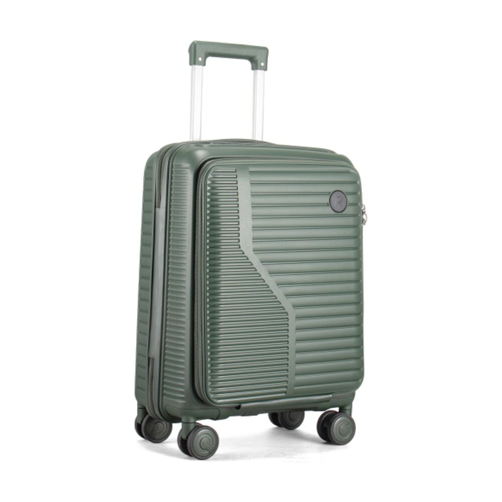 Paklite Contrail Small Luggage TSA Lock Laptop Fit Travel Green 46.5L