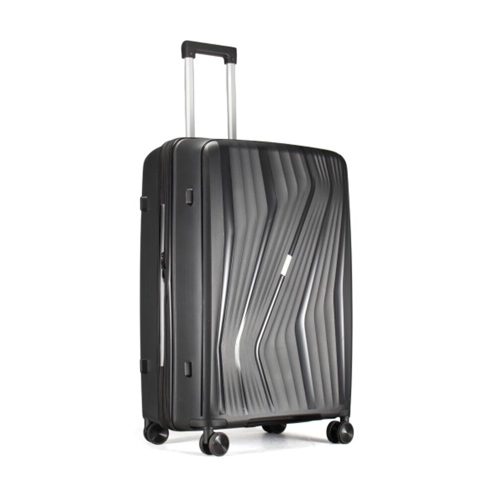 Paklite Cruise Large Luggage TSA Travel Black 122L 74x50x33cm