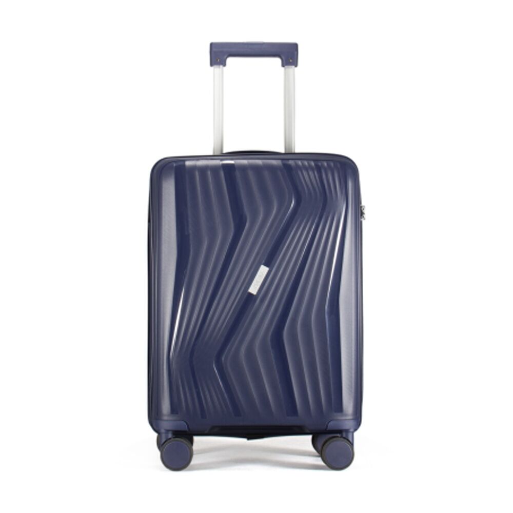 Paklite Cruise Small Luggage TSA Travel Blue 48L 55X38X23cm