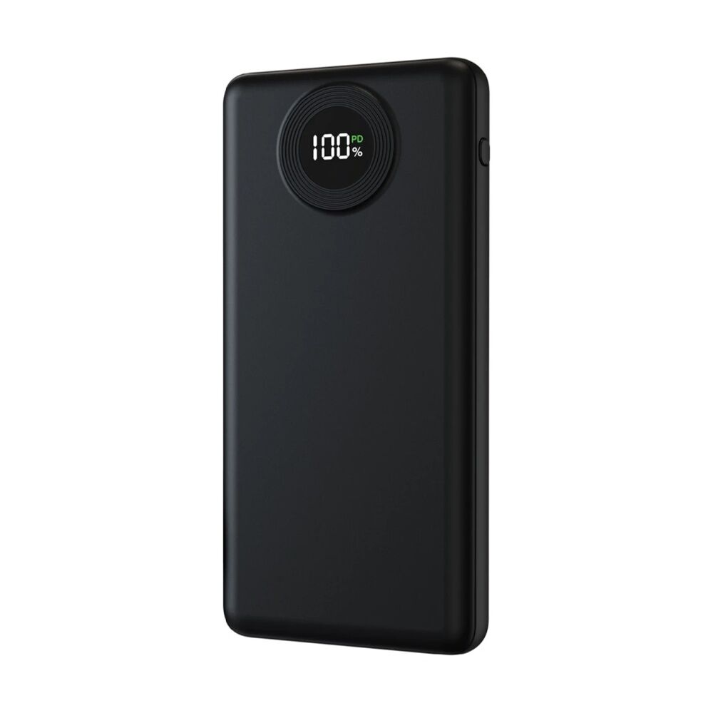 2PK Laser 10000mAh Power Bank Charger With LED Battery Level Display Blk