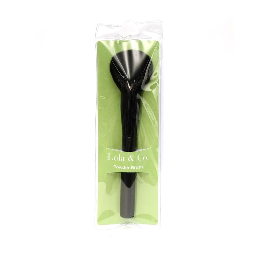 6PK Lola & Co Powder Small Dense Makeup Accessory Brush Black