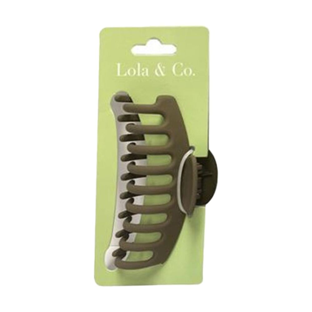 12PK Lola & Co Hair Claw Clip Women's Accessories Classic 11cm Assorted