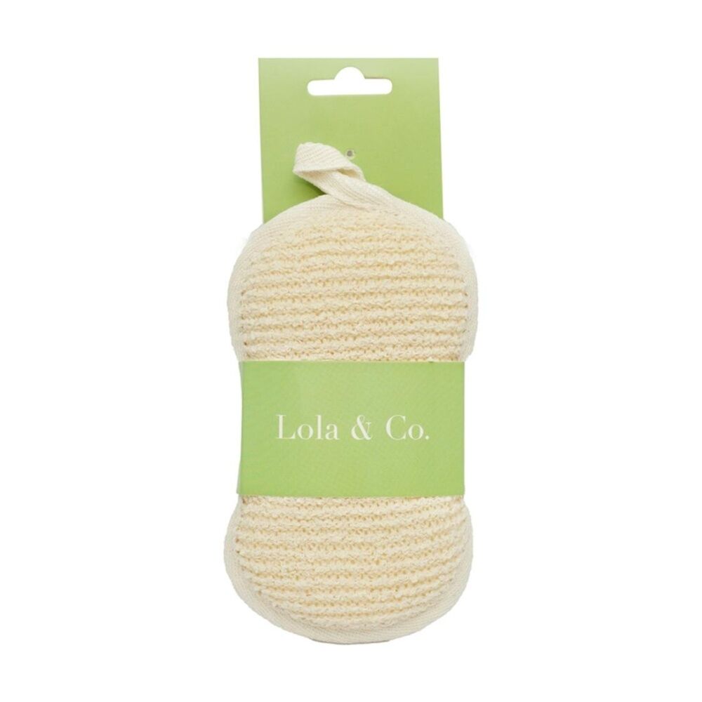 8PK Lola & Co Exfoliating Bath Shower Loofah Scrubbing Sponge W/ Hanging Loop